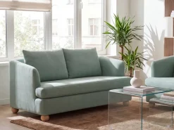 Outlet Sofa dla 2 osób RATTVIK Jasnozielony Sofy Tapicerowane|Sofy Dwuosobowe