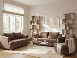 New Sofa dla 3 osób RATTVIK Szenil Sofy Tapicerowane|Kolekcje Sof