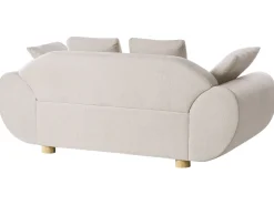 Outlet Sofa dla 2 osób RINGEL Jasnobeżowy Sofy Tapicerowane|Sofy Dwuosobowe