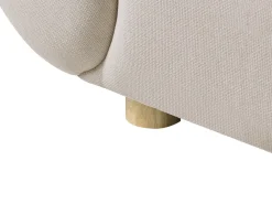 Outlet Sofa dla 2 osób RINGEL Jasnobeżowy Sofy Tapicerowane|Sofy Dwuosobowe