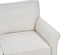Discount Sofa dla 2 osób RONNEBY Beżowy Sofy Tapicerowane|Sofy Dwuosobowe