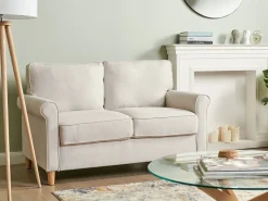 Discount Sofa dla 2 osób RONNEBY Beżowy Sofy Tapicerowane|Sofy Dwuosobowe