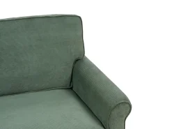 New Sofa dla 2 osób RONNEBY Sztruks Ciemnozielony Sofy Tapicerowane|Sofy Dwuosobowe