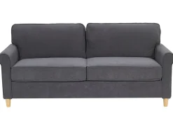 Best Sofa dla 3 osób RONNEBY Welur Ciemnoszary Sofy Tapicerowane|Kolekcje Sof