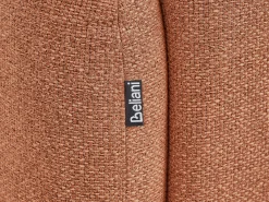 Outlet Sofa dla 3 osób SALAND Złoty brąz Sofy Tapicerowane|Kolekcje Sof