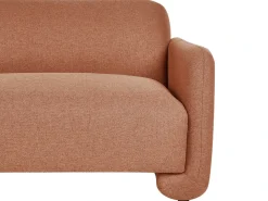 Outlet Sofa dla 3 osób SALAND Złoty brąz Sofy Tapicerowane|Kolekcje Sof