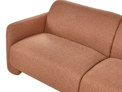 Outlet Sofa dla 3 osób SALAND Złoty brąz Sofy Tapicerowane|Kolekcje Sof
