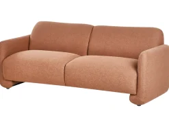 Outlet Sofa dla 3 osób SALAND Złoty brąz Sofy Tapicerowane|Kolekcje Sof