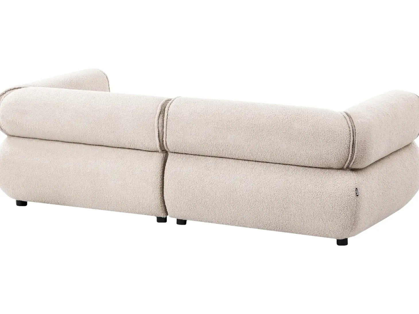 Clearance Sofa dla 3 osób SALLA Boucle Beżowy Sofy Tapicerowane|Kolekcje Sof
