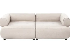 Clearance Sofa dla 3 osób SALLA Boucle Beżowy Sofy Tapicerowane|Kolekcje Sof