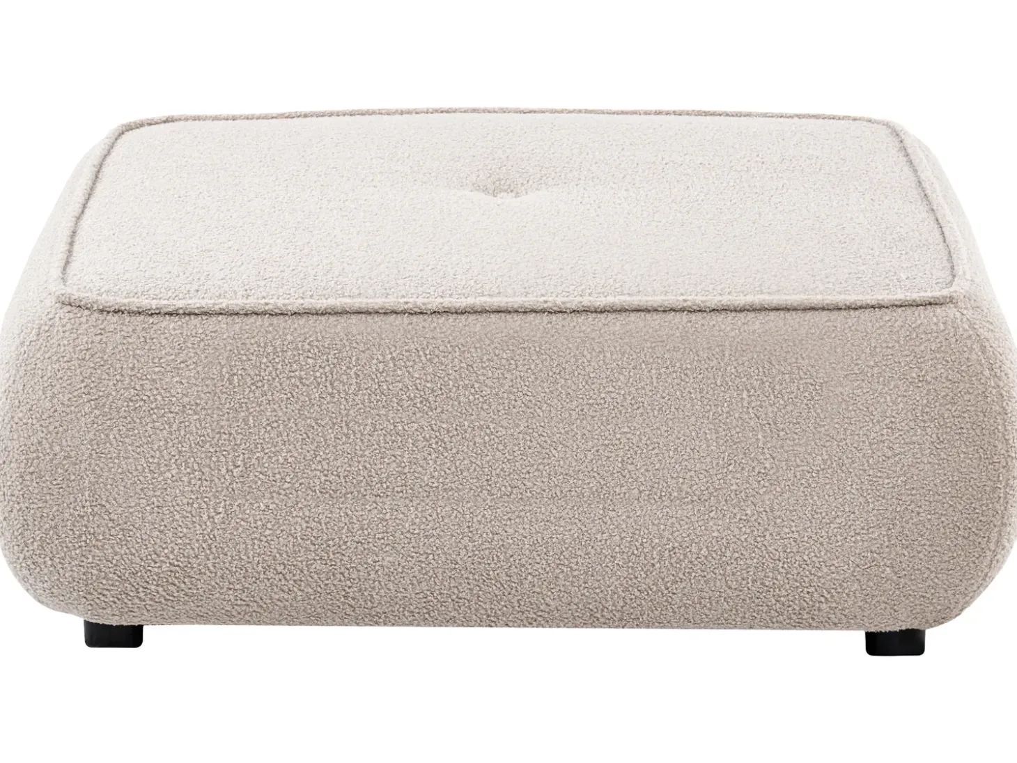Online Sofa dla 3 osób SALLA Boucle Beżowy z otomaną Sofy Tapicerowane|Kolekcje Sof
