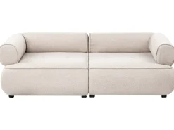 Online Sofa dla 3 osób SALLA Boucle Beżowy z otomaną Sofy Tapicerowane|Kolekcje Sof