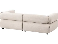 Online Sofa dla 3 osób SALLA Boucle Beżowy z otomaną Sofy Tapicerowane|Kolekcje Sof