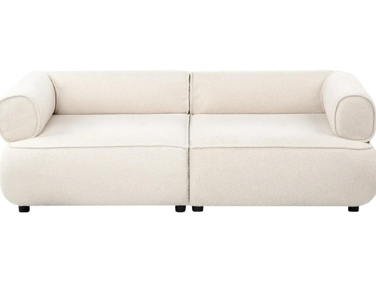 Best Sofa dla 3 osób SALLA Boucle Złamana biel Sofy Tapicerowane|Kolekcje Sof