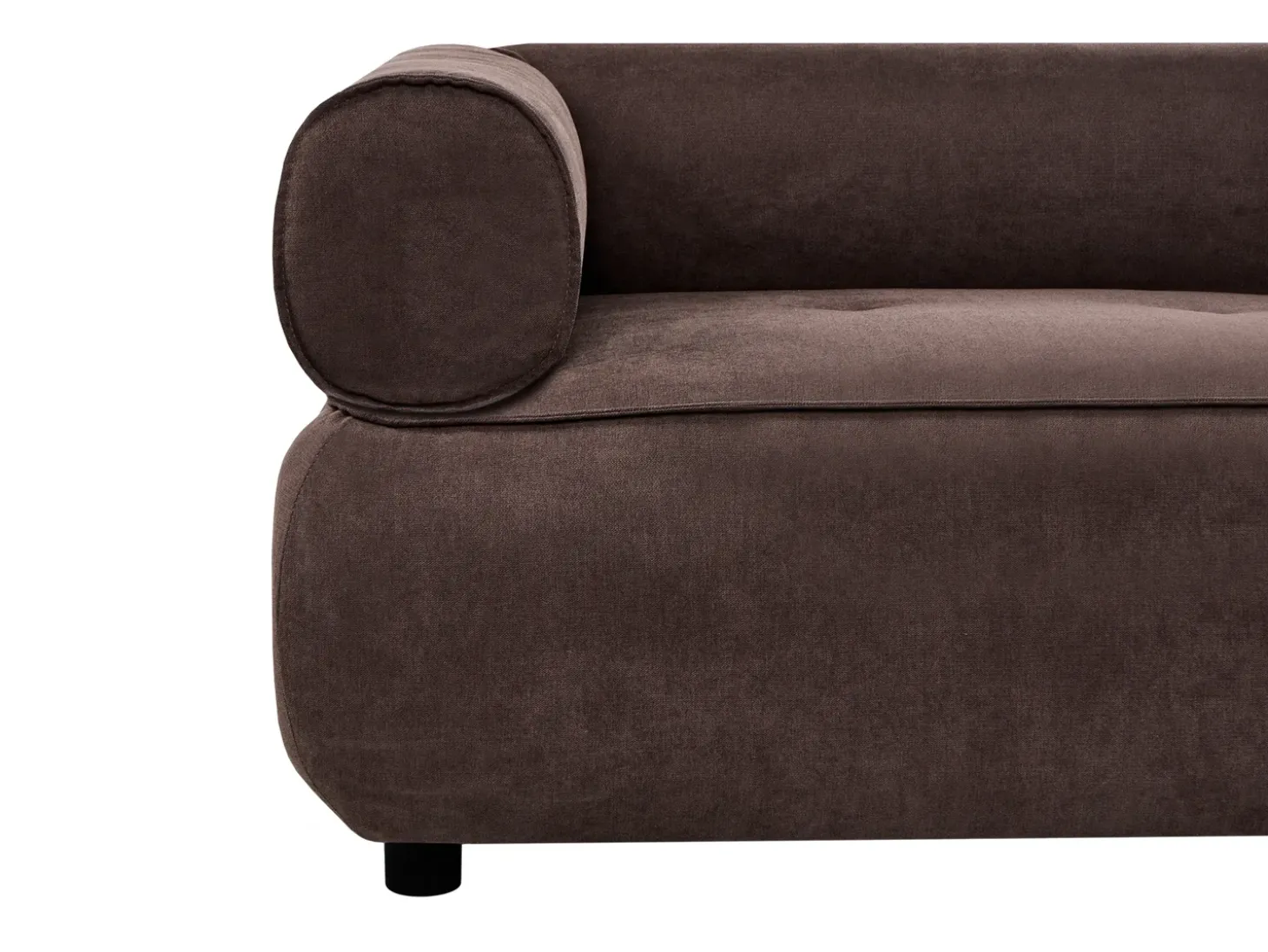 Best Sofa dla 3 osób SALLA Ciemnobrązowy Sofy Tapicerowane|Kolekcje Sof