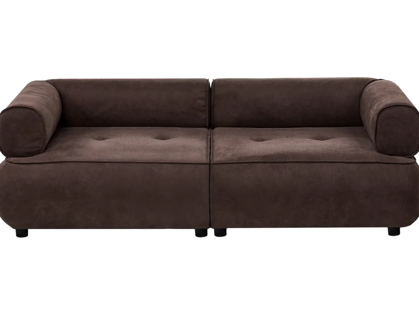 Best Sofa dla 3 osób SALLA Ciemnobrązowy Sofy Tapicerowane|Kolekcje Sof