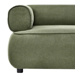 Sale Sofa dla 3 osób SALLA Zielony z otomaną Sofy Tapicerowane|Kolekcje Sof