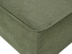 Sale Sofa dla 3 osób SALLA Zielony z otomaną Sofy Tapicerowane|Kolekcje Sof