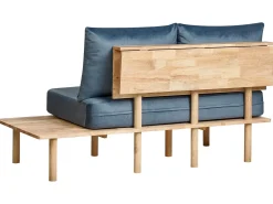 Hot Sofa dla 2 osób SALO Niebieski ze stolikami Sofy Tapicerowane|Sofy Dwuosobowe