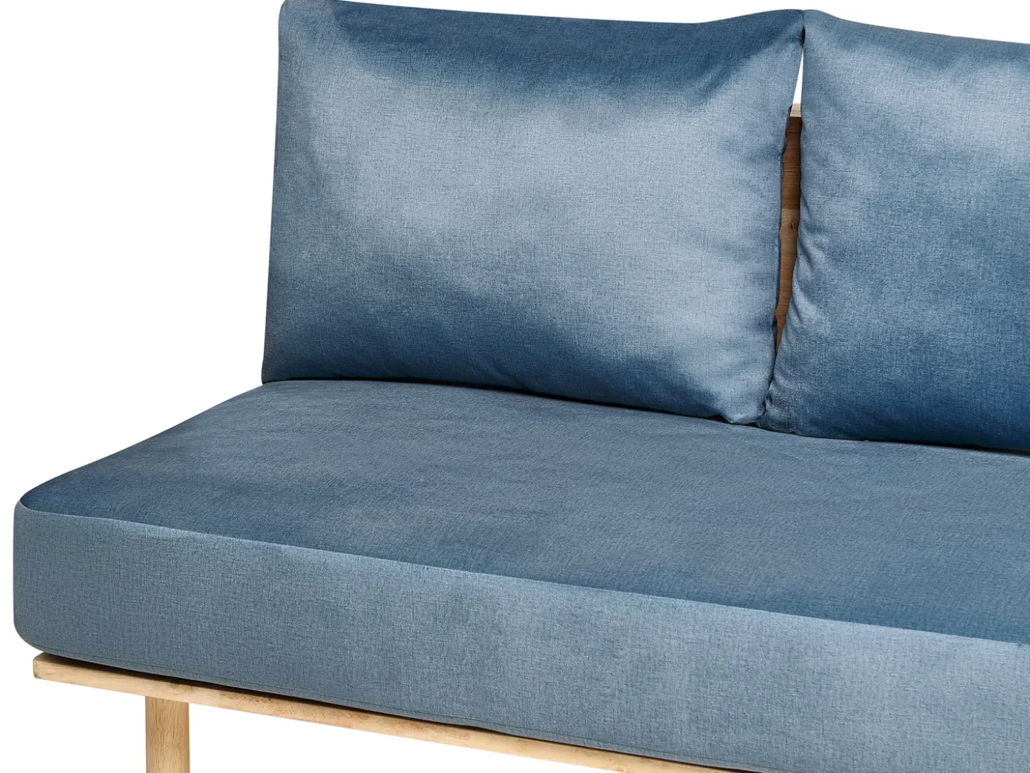 Hot Sofa dla 2 osób SALO Niebieski ze stolikami Sofy Tapicerowane|Sofy Dwuosobowe