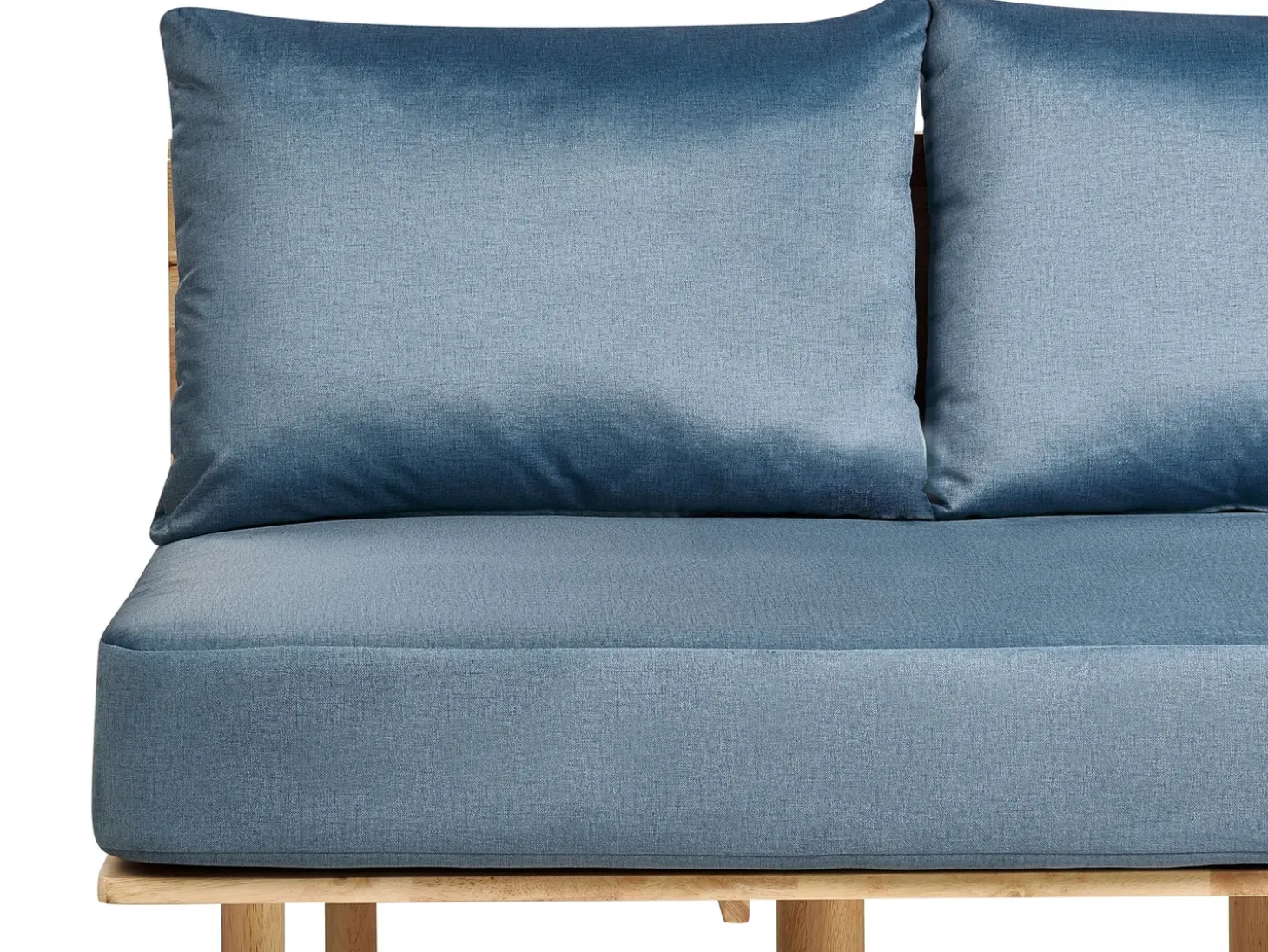 Hot Sofa dla 2 osób SALO Niebieski ze stolikami Sofy Tapicerowane|Sofy Dwuosobowe