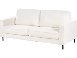 Best Sofa dla 3 osób SAVALEN Boucle Biały Sofy Tapicerowane|Kolekcje Sof