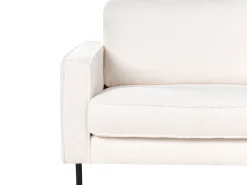 Best Sofa dla 3 osób SAVALEN Boucle Biały Sofy Tapicerowane|Kolekcje Sof