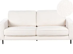 Best Sofa dla 3 osób SAVALEN Boucle Biały Sofy Tapicerowane|Kolekcje Sof