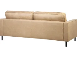 Sofa dla 3 osób SAVALEN Ekoskóra Beżowy Kolekcje Sof|Sofy Skórzane