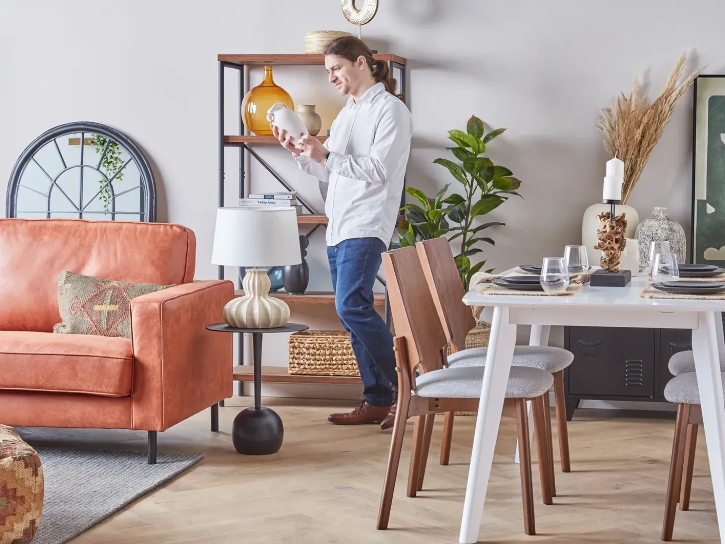 Best Sofa dla 3 osób SAVALEN Ekoskóra Złoty brąz Kolekcje Sof|Sofy Skórzane