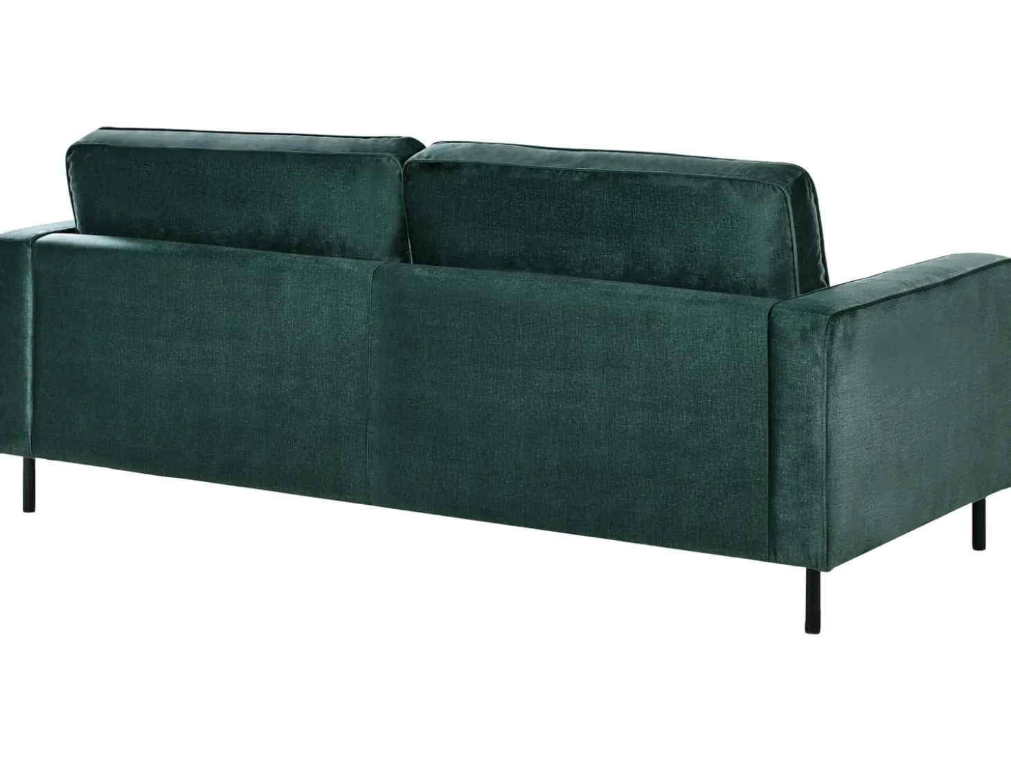 Discount Sofa dla 3 osób SAVALEN Welur Ciemnozielony Sofy Tapicerowane|Kolekcje Sof