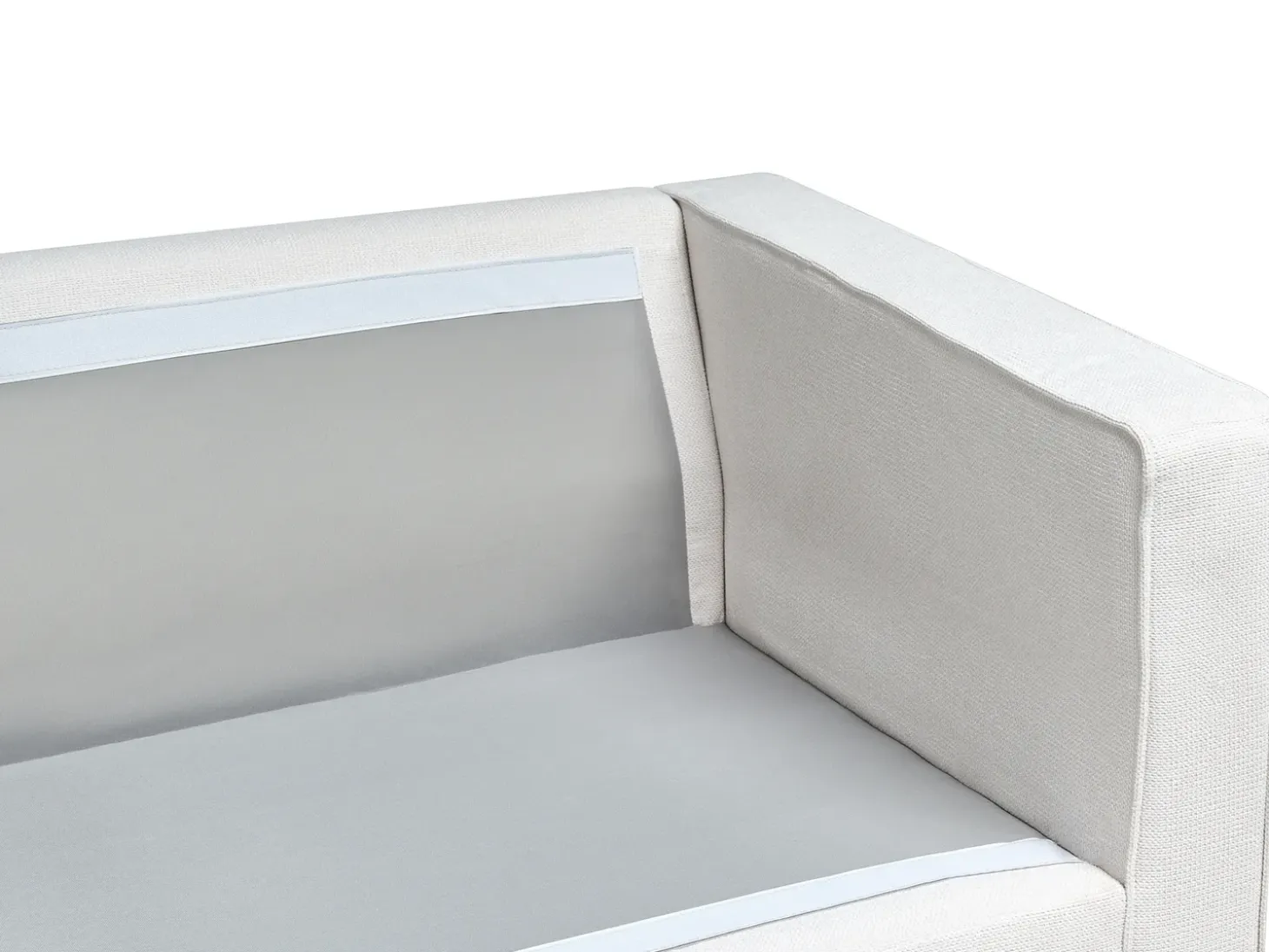 Discount Sofa dla 3 osób SAVALEN Złamana biel Sofy Tapicerowane|Kolekcje Sof