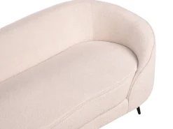 New Sofa dla 2 osób SAVAR Boucle Beżowy Sofy Tapicerowane|Wszystkie Sofy