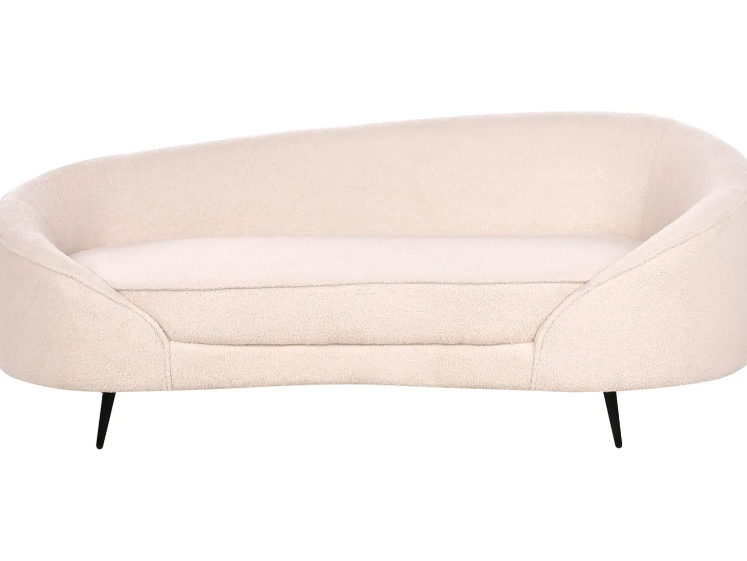 New Sofa dla 2 osób SAVAR Boucle Beżowy Sofy Tapicerowane|Wszystkie Sofy
