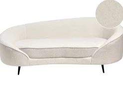 Sofa dla 2 osób SAVAR Boucle Biały Sofy Tapicerowane|Wszystkie Sofy
