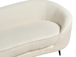 Sofa dla 2 osób SAVAR Boucle Biały Sofy Tapicerowane|Wszystkie Sofy