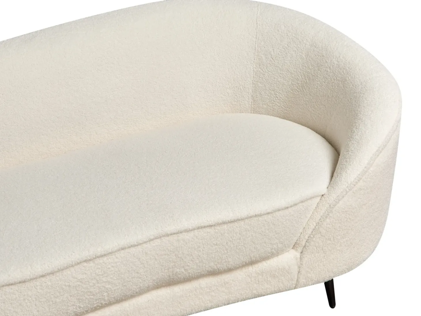 Sofa dla 2 osób SAVAR Boucle Biały Sofy Tapicerowane|Wszystkie Sofy