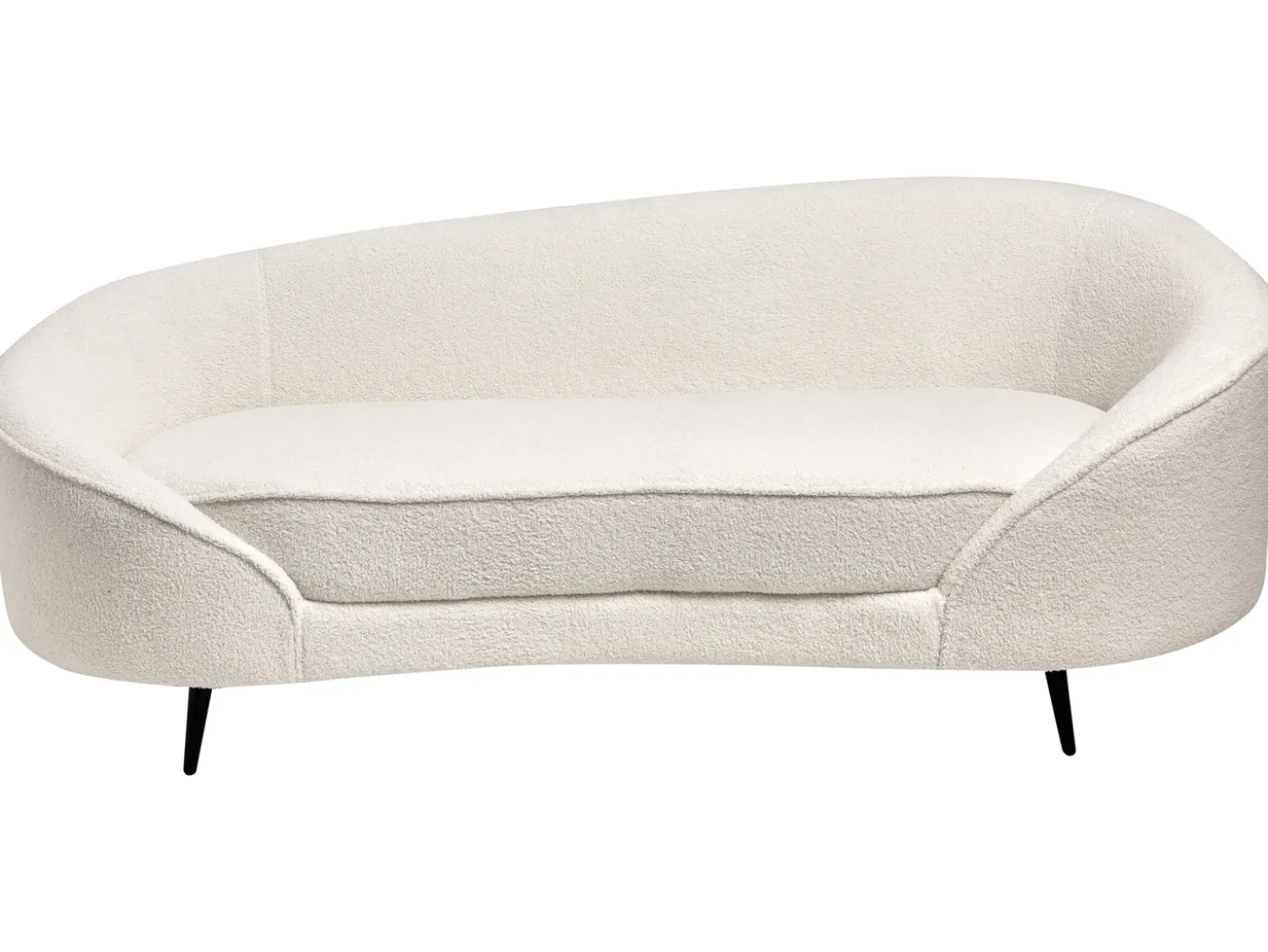 Sofa dla 2 osób SAVAR Boucle Biały Sofy Tapicerowane|Wszystkie Sofy