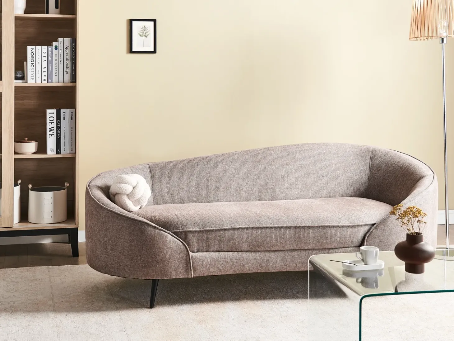 Best Sofa dla 2 osób SAVAR Brązowy Sofy Tapicerowane|Wszystkie Sofy