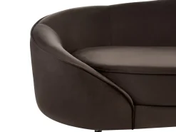 Clearance Sofa dla 2 osób SAVAR Welur Ciemnobrązowy Sofy Tapicerowane|Wszystkie Sofy