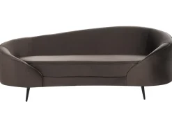 Clearance Sofa dla 2 osób SAVAR Welur Ciemnobrązowy Sofy Tapicerowane|Wszystkie Sofy