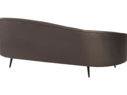Clearance Sofa dla 2 osób SAVAR Welur Ciemnobrązowy Sofy Tapicerowane|Wszystkie Sofy