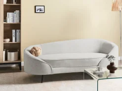 Outlet Sofa dla 2 osób SAVAR Złamana biel Sofy Tapicerowane|Wszystkie Sofy