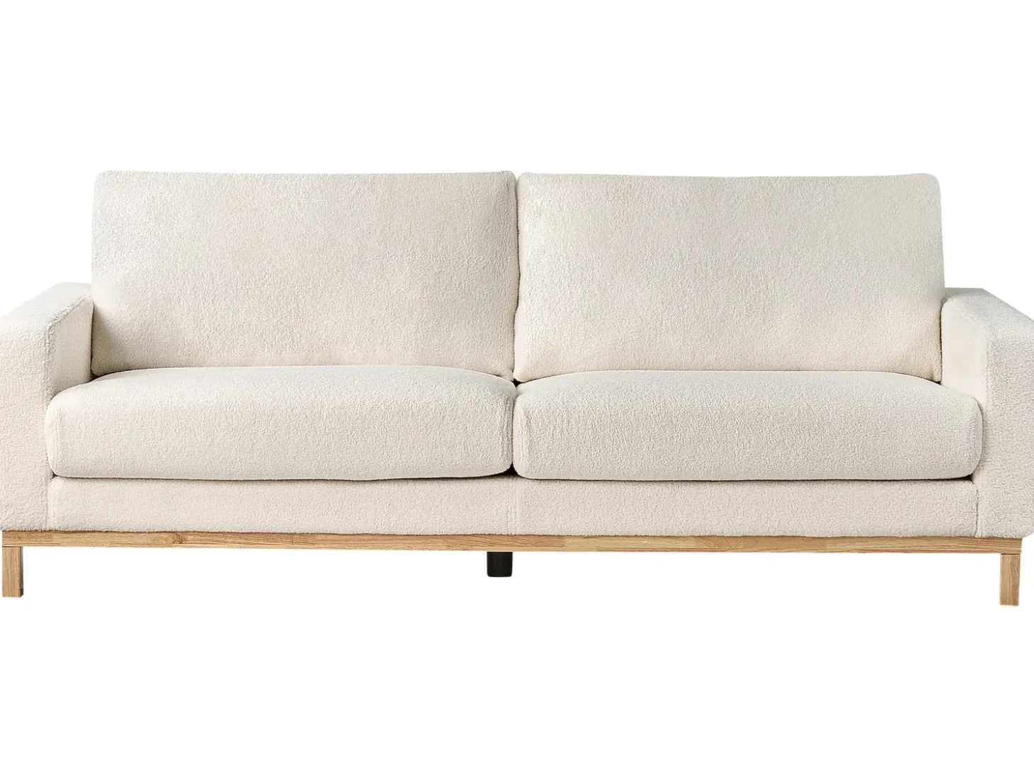 Sale Sofa dla 3 osób SIGGARD Boucle Biały Sofy Tapicerowane|Kolekcje Sof