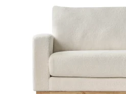 Sale Sofa dla 3 osób SIGGARD Boucle Biały Sofy Tapicerowane|Kolekcje Sof