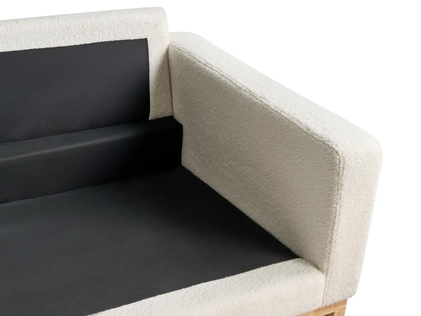 Sale Sofa dla 3 osób SIGGARD Boucle Biały Sofy Tapicerowane|Kolekcje Sof