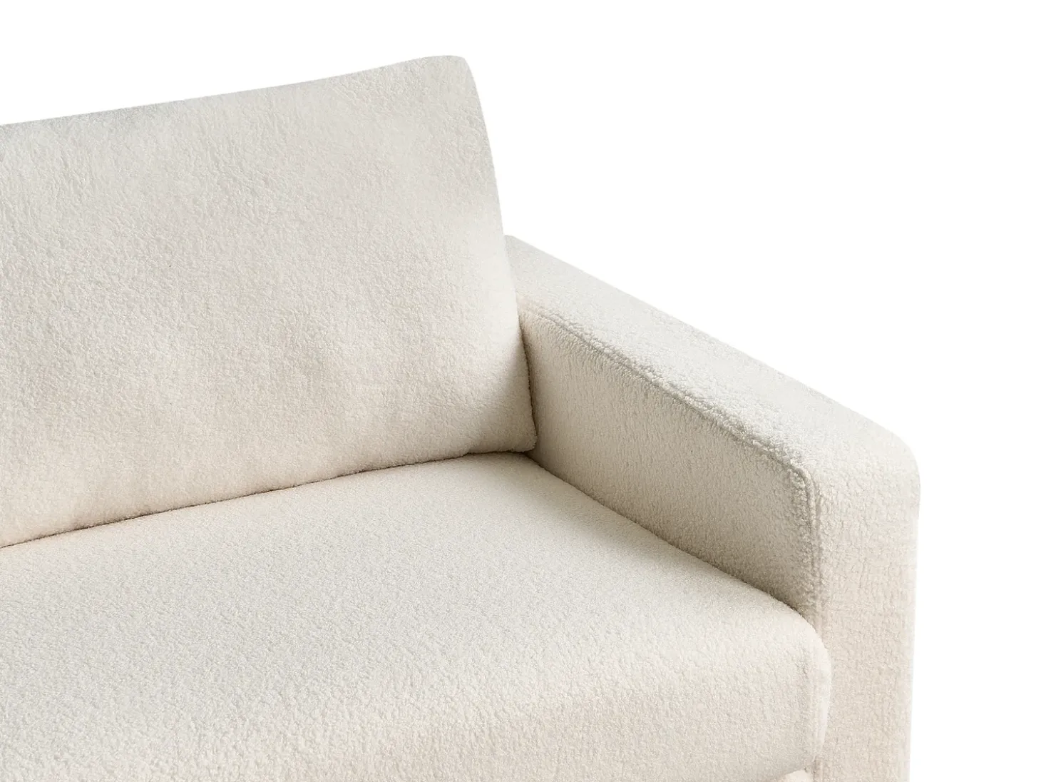 Sale Sofa dla 3 osób SIGGARD Boucle Biały Sofy Tapicerowane|Kolekcje Sof