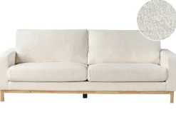 Sale Sofa dla 3 osób SIGGARD Boucle Biały Sofy Tapicerowane|Kolekcje Sof