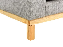 Outlet Sofa dla 2 osób SIGGARD Szary Sofy Tapicerowane|Sofy Dwuosobowe