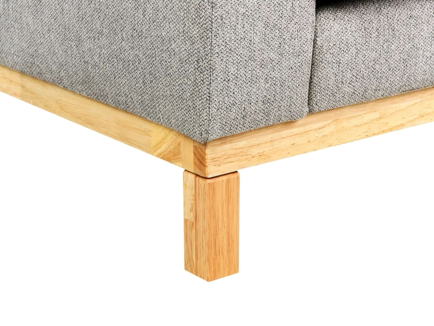 Outlet Sofa dla 2 osób SIGGARD Szary Sofy Tapicerowane|Sofy Dwuosobowe